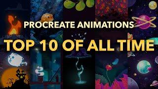 My Top 10 Procreate Animations of All Time