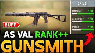 BEST AS VAL BUFF GUNSMITH CALL OF DUTY MOBILE | AS VAL BEST RANK BUILD FOR COD MOBILE|