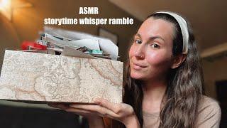 ASMR whisper ramble & storytime ⭐️ show & tell of keepsakes