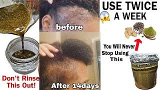 It's Works  no joke Don't Rinse This out!your hair will grow like crazy wit Cloves Moringa n Ginger