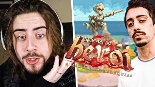 cellbit reagindo ao anúncio e apoiando LENDA DO HEROI 2