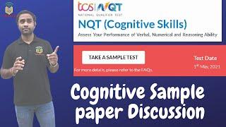 TCS NQT 2021 Cognitive Sample paper Discussion | TCS released Sample paper