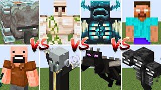 STRONGEST DEFAULT MOBS TOURNAMENT | Minecraft Mob Battle