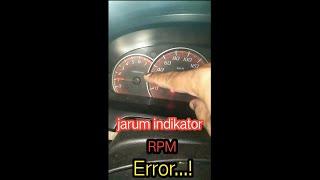 Indikator RPM avanza naik turun, ga stabil