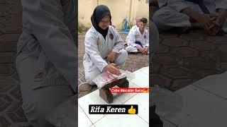 Memecahkan Batu Bata || #Pecahkan Batu Bata #Karate #Training #Fighter #Viral #Martial Arts #Shorts