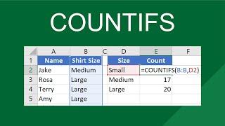 COUNTIFS function in #excel