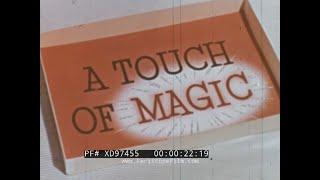 " A TOUCH OF MAGIC "  GIFT WRAPPING TECHNIQUE    3M CORP. SASHEEN DECORATIVE RIBBON PROMO XD97455