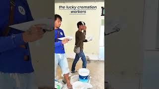 the lucky cremation workers #workout #funny #constructionworld #world #constructionworldmagazine