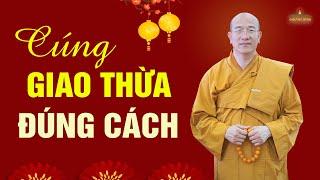 Cúng Giao thừa trong nhà hay ngoài trời trước để không phạm đại kỵ và phát tài, phát lộc cả năm?