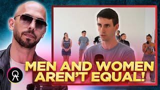 WILD Reactions to Andrew Tate: Men and Women are not Equal | AUSTRALIANS VS ANDREW TATE