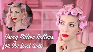 1940s inspired brush out and pillow rollers set (part 2 of my haircut tutorial)