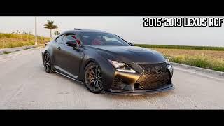 1st Generation Lexus RC F 2015-2019 NIA Full Splitter Lip Body Kit in Carbon Fiber! New for 2021