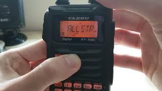 How To Program A Memory Into The Yaesu FT-70DR