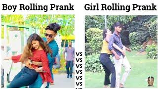 Boy Rolling girlsPrank VS Girls Rolling Boy Prank @Ajimwa #memes #girlsvsboys #prank