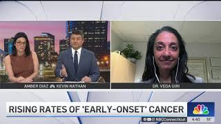 NBC Connecticut - Early Onset Cancers with Dr. Veda Giri