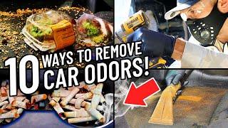 10 Ways To Remove Odors From Your Car