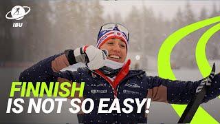 Biathletes take Finnish Language Test on Independence Day