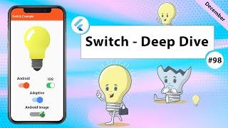 Flutter Tutorial - Toggle Switch Button [2021]