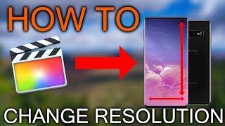 How to change Aspect Ratio in FCPX Final Cut Pro X