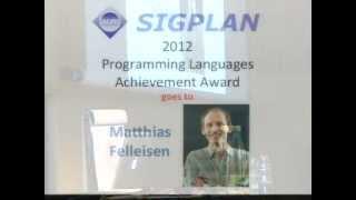 ICFP 2012.  ACM SIGPLAN awards.