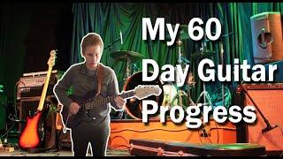 MY 60 DAY GUITAR PROGRESS USING ROCKSMITH - 120 HRS