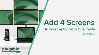 How to Add 4 Screens to Your Laptop With One Cable