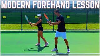Modern Forehand Tennis Lesson