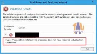 A hypervisor is already running | Hyper-V cannot be installed [Microsoft Hyper-V Error] 