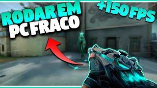 COMO RODAR VALORANT EM PC FRACO ( Como aumentar o FPS do Valorant )