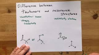 Tautomers vs Resonance Structures: What's the Difference?