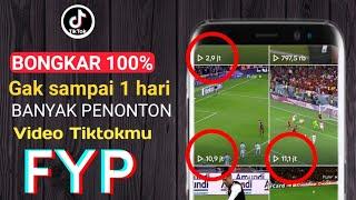 CARA BANYAK PENONTON DI VIDEO TIKTOK TERBARU 2024 - DIJAMIN FYP