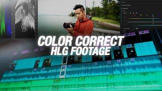 Easy COLOR GRADING for Sony HLG Footage! (QuickTips Ep.08)