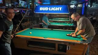 Shenanigans Friday Tournament - 9 ball race to 3 - Hiep VS Bruce