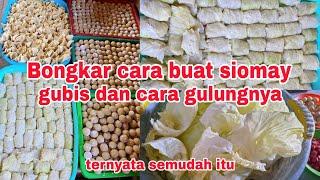 BONGKAR CARANYA | buat siomay gubis paling laris diwarungku jualan diteras rumah