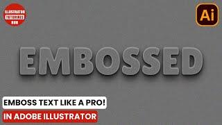 Emboss Text Effect Illustrator | Letterpress Effect Engraving Style 3d Neumorphism Editable Engraved