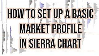 How To Set Up A Basic Market Profile (TPO) in Sierra Chart - Step by Step