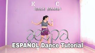 aespa 에스파 'Black Mamba' | ESPAÑOL Dance Tutorial | Mirror | Kenya Chan