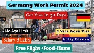 Move To Germany  in just 30 days|2 Year Work Visa|jobs in Germany for foreigners
