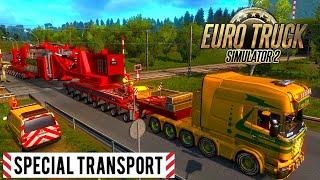 MEGA Transports | 260Ton | Euro truck simulator 2 | Scania truck with Heavy cargo