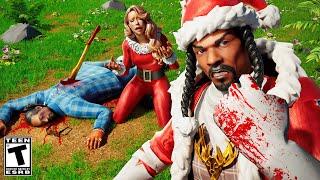 Santa Snoop's Brother Steals his Girlfriend.. Fortnite Family Life