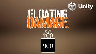 Floating Damage Text in Unity | Unity Tutorial