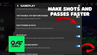 How to pass and shoot faster in FC Mobile 24 | Faster gameplay for VS Attack | 5azr