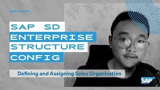 SAP SD Config - Define & Assign Sales Organization