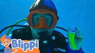 Scuba Diving With BlippiBlippi Moonbug Kids Learning Corner