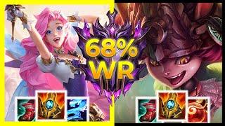 【 Seraphine 】vs. Lulu - MASTER - Support - 11.13 - League of Legends Gameplay