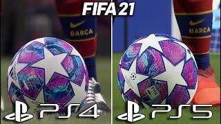 FIFA 21 PS5 vs PS4 Graphics and Gameplay Comparison