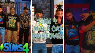 SIMS 4 MALE CC | SIMS 4 CAS MAKEOVER | SIMS 4 URBAN CC | SIMS 4 #sims4lxo