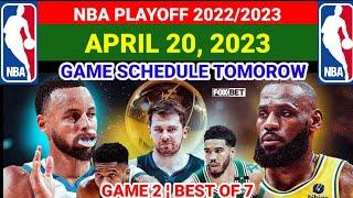 NBA Playoffs Schedule Tomorow April 20, 2023 ¦ NBA Schedule Today ¦ NBA Game Today