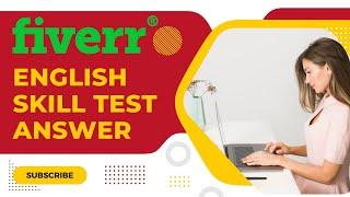 How to Pass Fiverr English Skill Test 2022 || Fiverr English Skill Test Easily || Freelancing Doctor