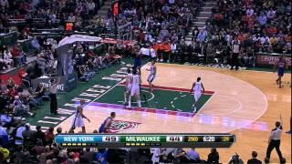 The Jeremy Lin Show Vs. Milwaukee Bucks (3/9/12)